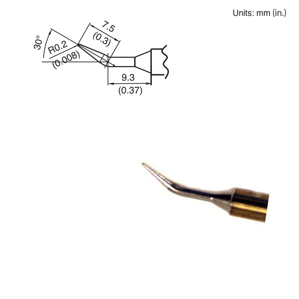 Hakko T15-JL02 Solder Tip (Subs T7-JL02) FX951 FM-206 FM-204 FM-203 FM-202 FP101