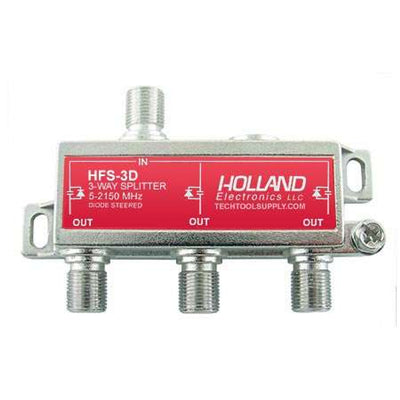 Holland HFS-3D 3-Way Splitter, (5-2050 Mhz), Diode