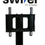 HTA2037 HTA Home Theater Accessories Universal Replacement Swivel TV Stand/Base for 20" - 42" LED/LCD Flat Panel TV