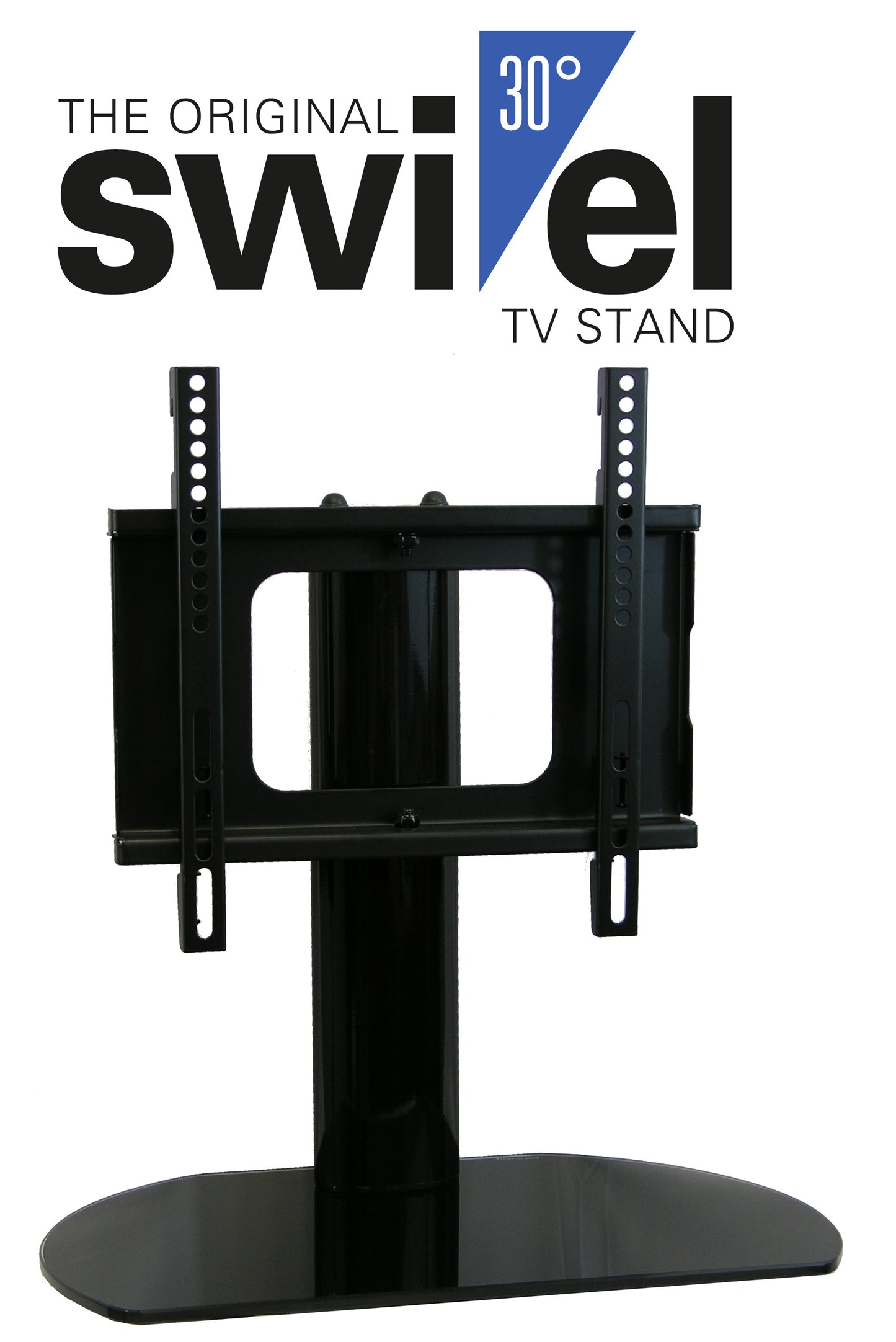 HTA2037 HTA Home Theater Accessories Universal Replacement Swivel TV Stand/Base for 20" - 42" LED/LCD Flat Panel TV
