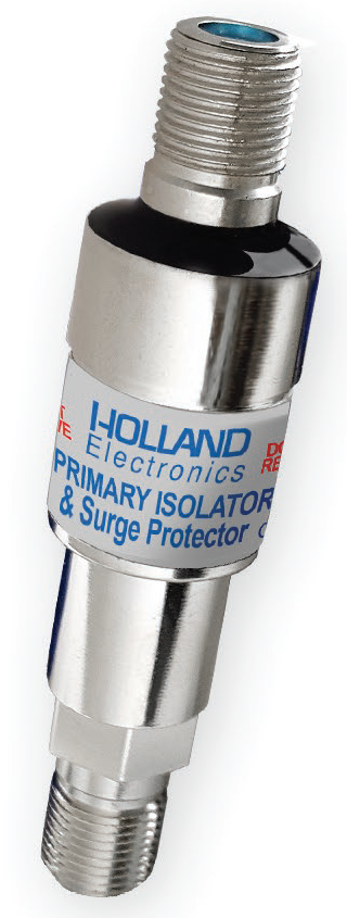 Holland CPI-WHP, Coaxial Cable Isolator with Spike Protection