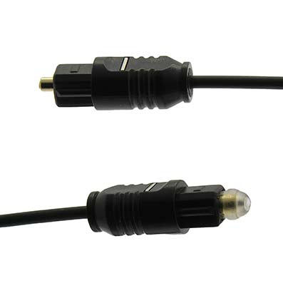 Direct Connect Toslink Optical Cables 2.2MM Ultra Thin Premium DIGITAL AUDIO CABLE, 3', 6', 12', 15' or 25'