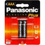 Panasonic Battery AM4-BP2, AAA Alkaline Battery 2 Pack (AM-4PA/2B), Carded Blister 2 Pack