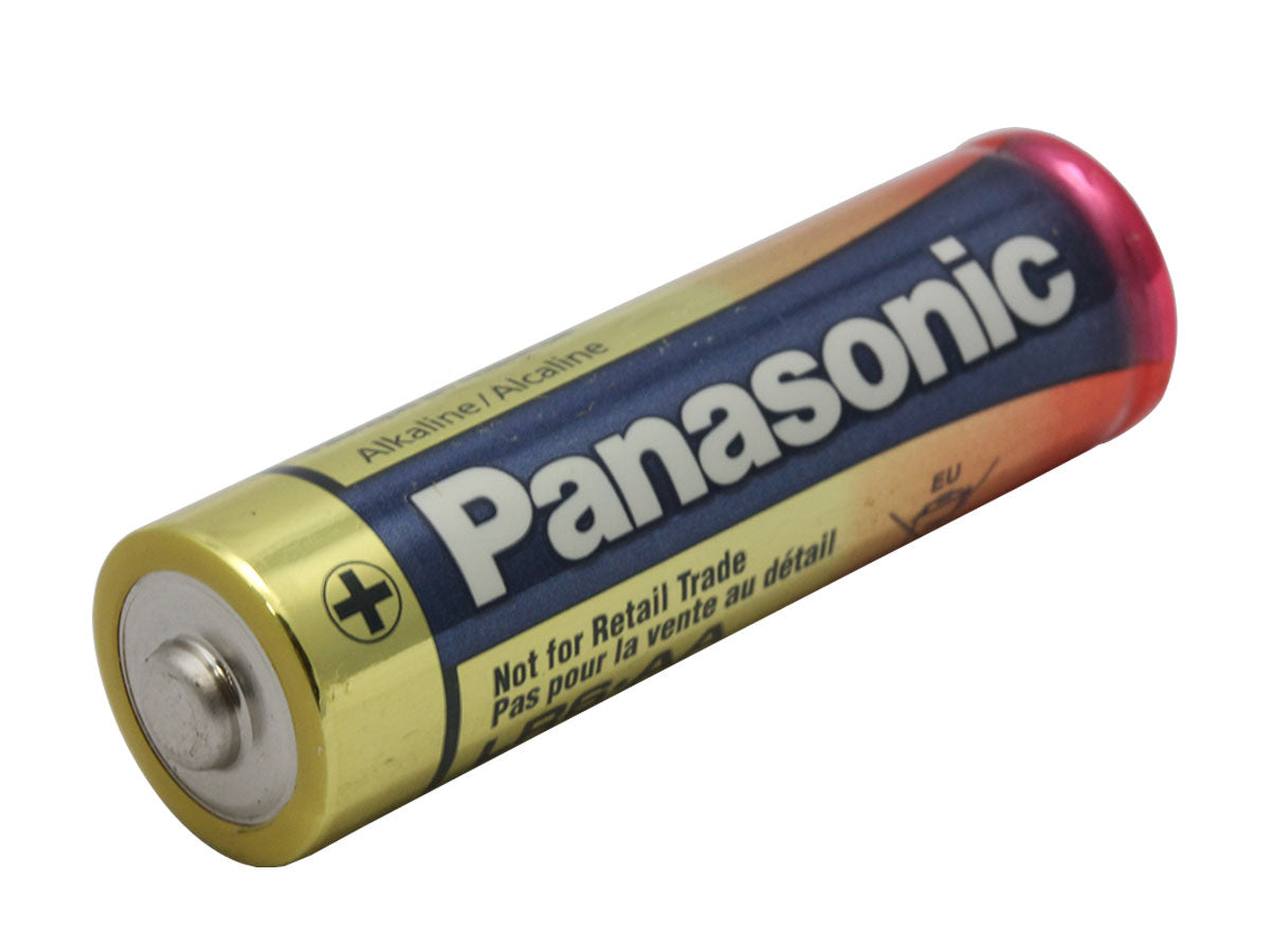 Panasonic Battery AM3-BP4, AA Alkaline Battery 4 Pack (AM-3PA/4B & LR-6EGA/4B) (Four AA batteries in hangable blister pack)