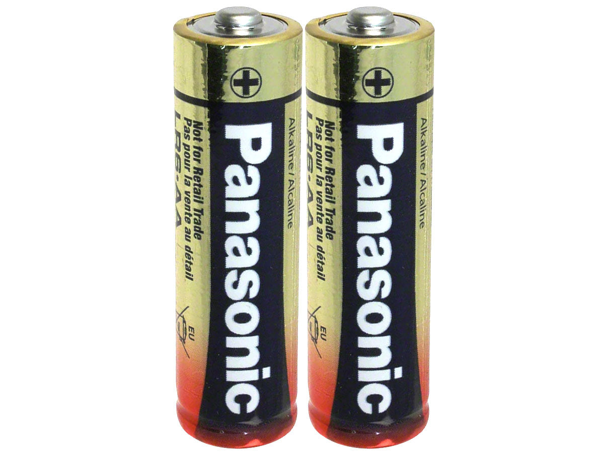 Panasonic Battery AM3-BP2, AA Alkaline Battery 2 Pack (AM-3PA/2B) (Two AA batteries in hangable blister pack)