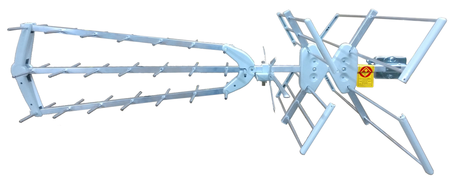 Sky Blue Antenna SB34, Fringe/Deep Fringe TV Antenna, Hi-VHF/UHF (ch. 7-44)