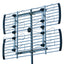 Sky Blue Antenna SB48, 8 Bay Hi-VHF/UHF TV Antenna, Fringe/Deep-Fringe