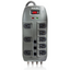 Philips Consumer Electronics SPP5085F/37, surge strip, 8 outlet, coax & phone, 4320J, black