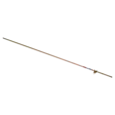 TCEVH129R, RCA 4' ground rod, 3/8" dia, with clamp