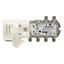 Televes 552380 Distribution Amplifier  "F" domestic amplifier (UL certified) 5 outputs (4+TV): VHF/UHF 16dB Gain, Adjustable