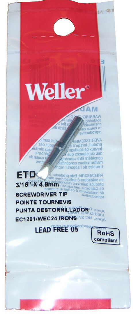Original Weller ETD Solder Soldering Tip fits Stations WES51, WESD51, WESD51D, WE1010NA