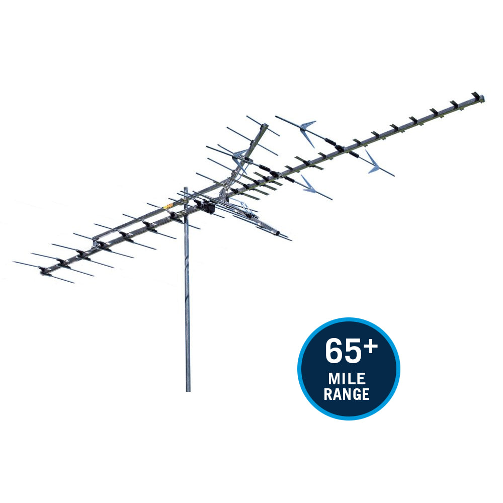 Winegard HD-7698P,  Platinum HD Series Antenna, 29 VHF & 35 UHF Elements, ch. 7-36