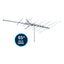 Winegard HD-8200U, Deep Fringe Platinum HD Series TV Antenna, VHF/UHF, 33 VHF Elements, 35 UHF Elements
