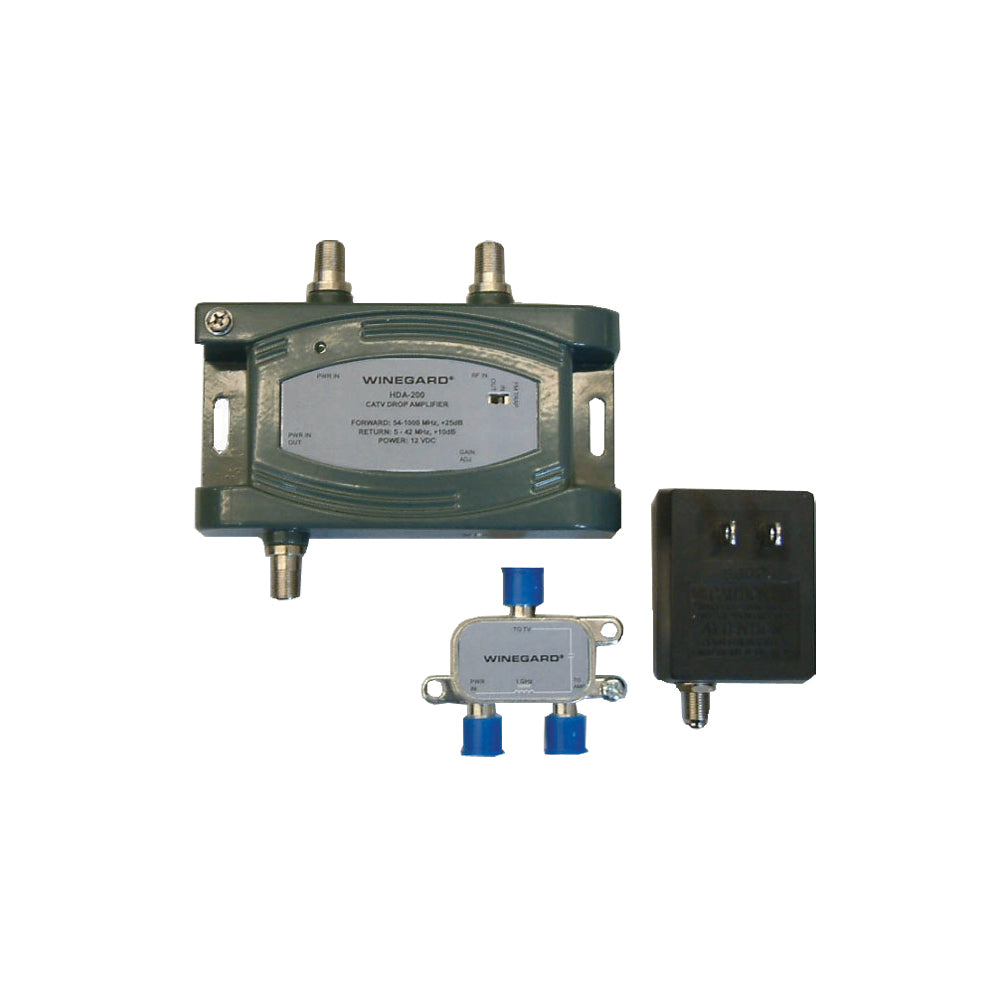 Winegard HDA-200, Distribution Amplifier, 24 dB gain, 54-1000 MHz