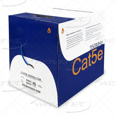 Wavenet CAT5EB, CAT 5E cable, 1000 ft feeder box, blue
