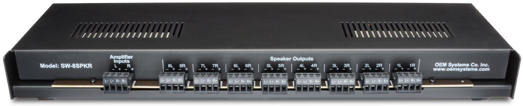 OEMSW-8SPKR, 8 way speaker selector box